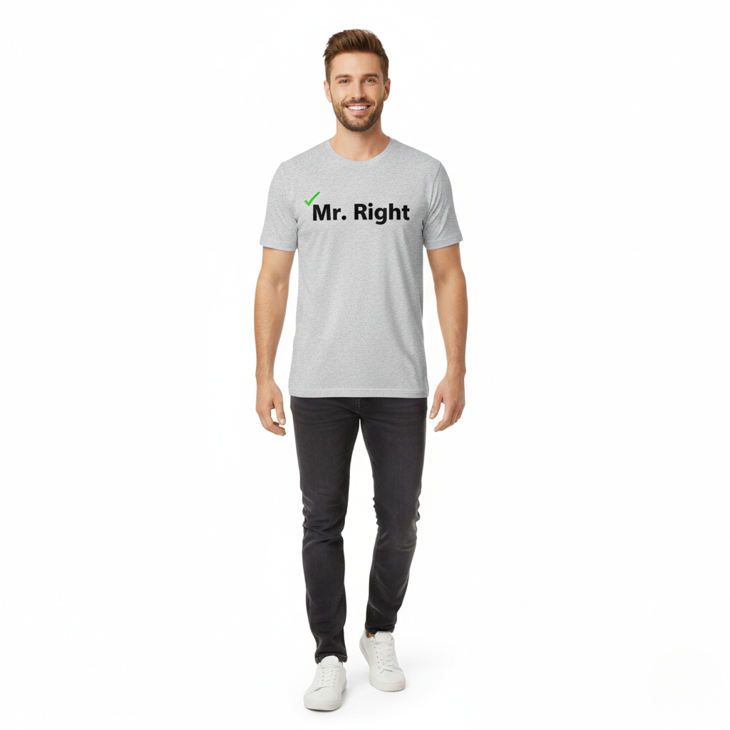 T-shirt Pour Couple - Mr Right