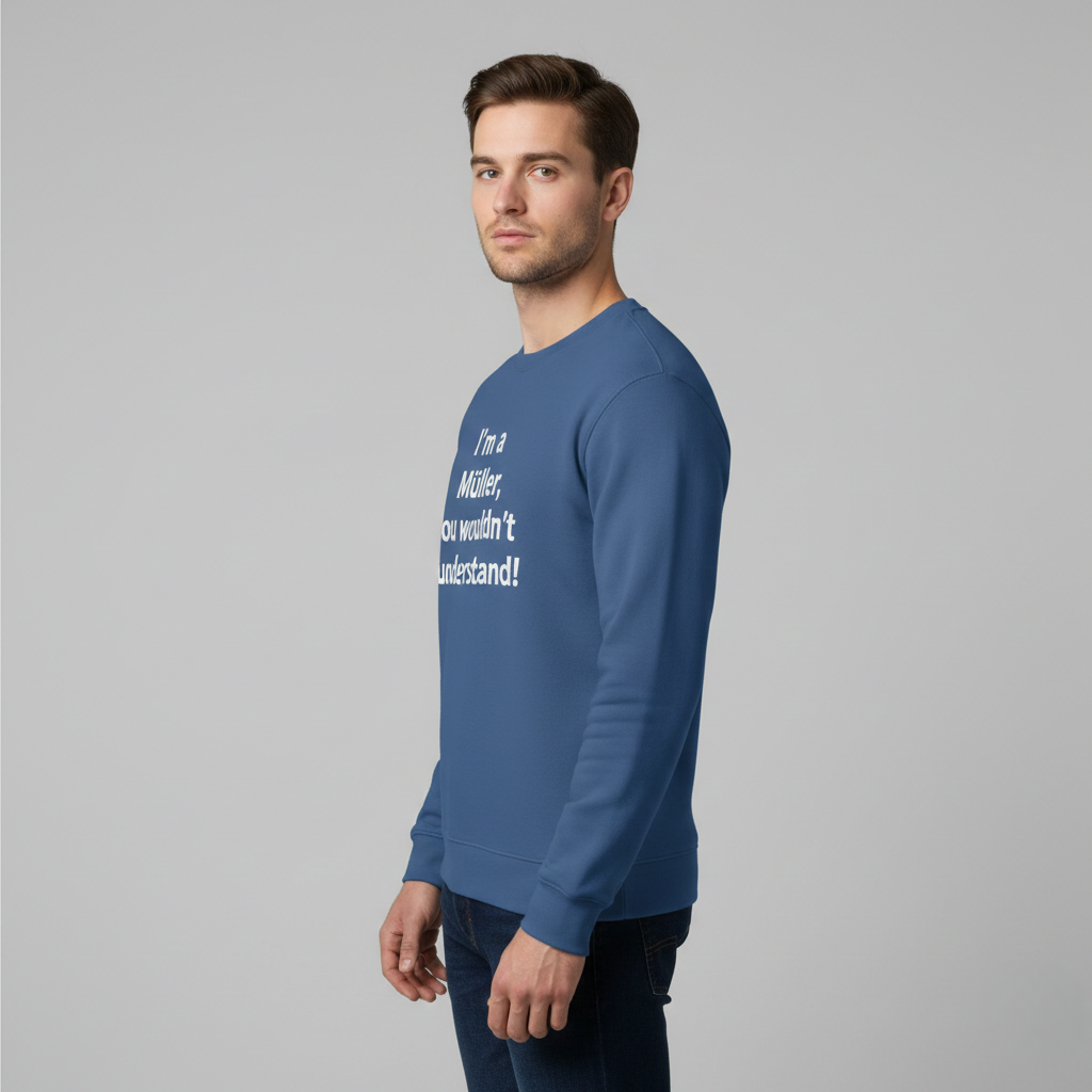 Sweat-shirt personnalisé avec nom de famille - Muller