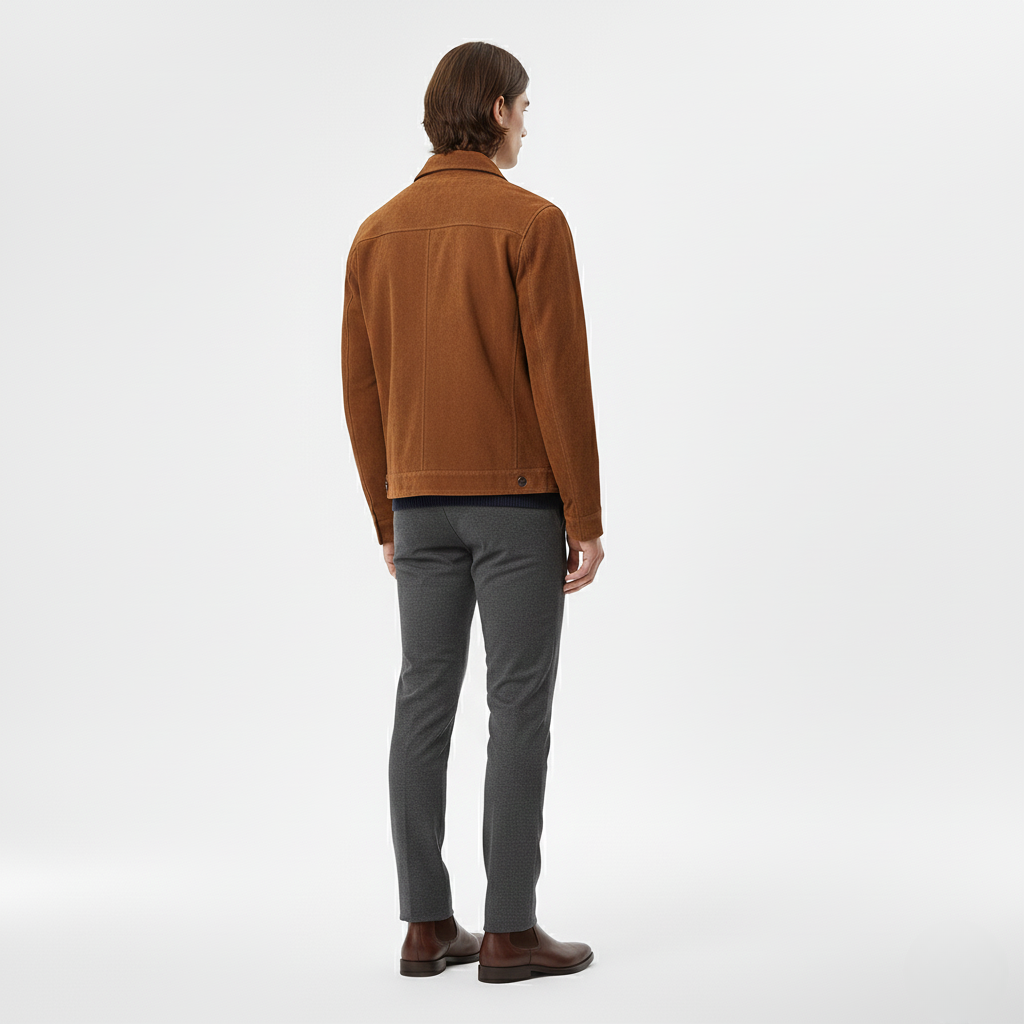Chaqueta de ante